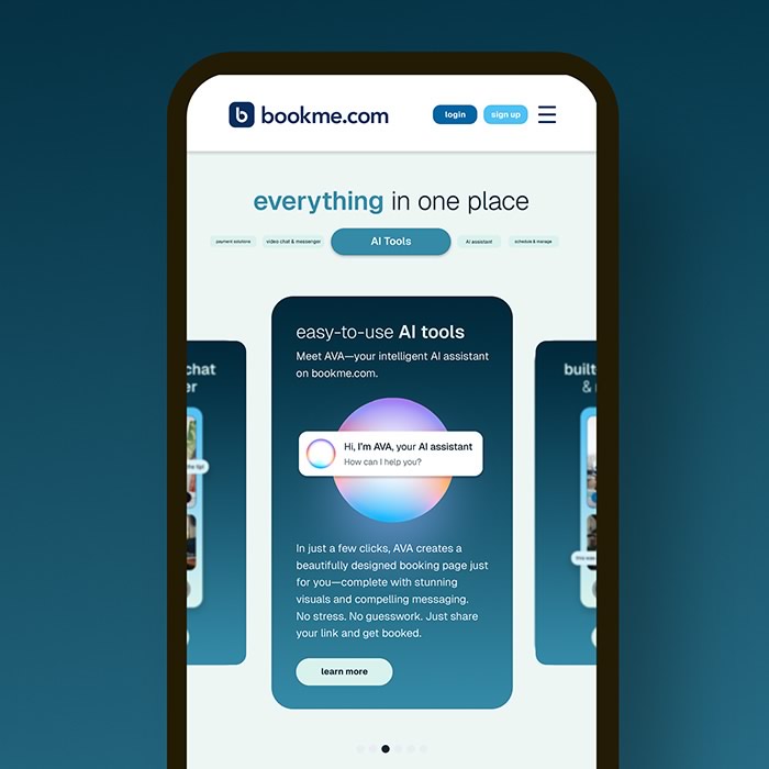 BookMe.com - Custom Website Design & Development 2