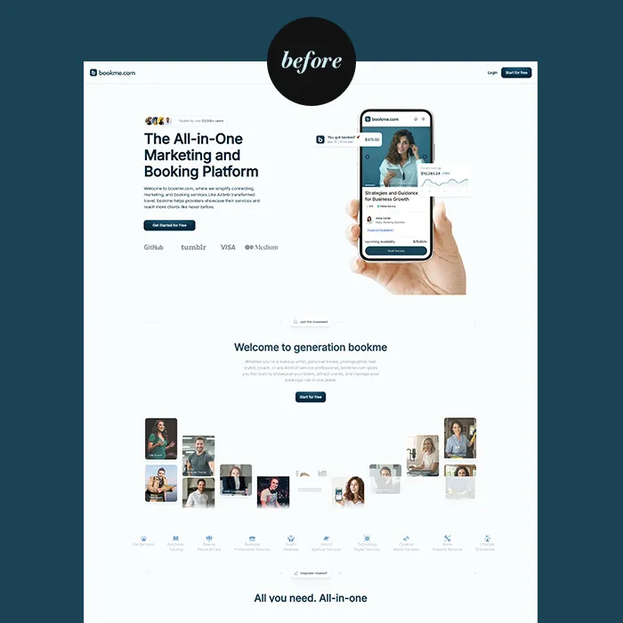 BookMe.com - The Website Transformation 1