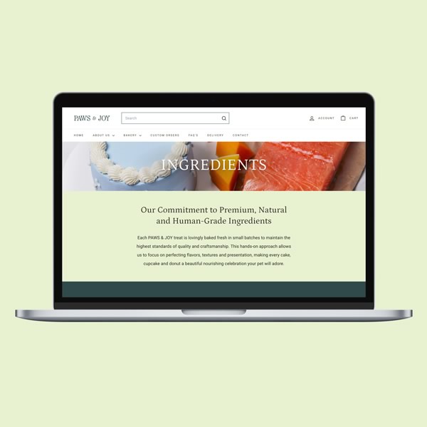 Paws & Joy - A Luxurious Website Built to Convert 3